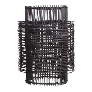 Pantalla para Lámpara CARANDE, Ratán Natural / Negro - Vackart. Las más exclusivas y modernas lámparas de diseño en Vackart, tu tienda de diseño online.