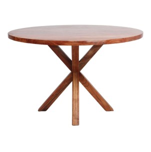 Mesa ANAIS Ø110 cm de Comedor, Madera Natural. Vackart 2