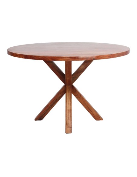 Mesa ANAIS Ø110 cm de Comedor, Madera Natural. Vackart