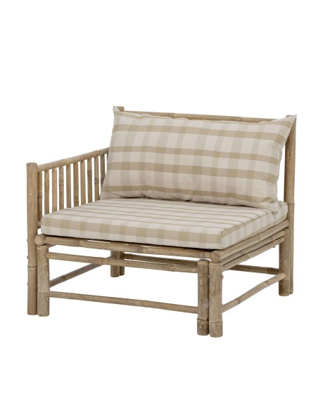 Sofá Modular KORFU III, Bambú / Textil Natural - Bloomingville. Vackart