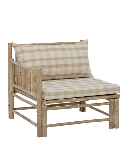 Sofá Modular KORFU III, Bambú / Textil Natural - Bloomingville. Vackart