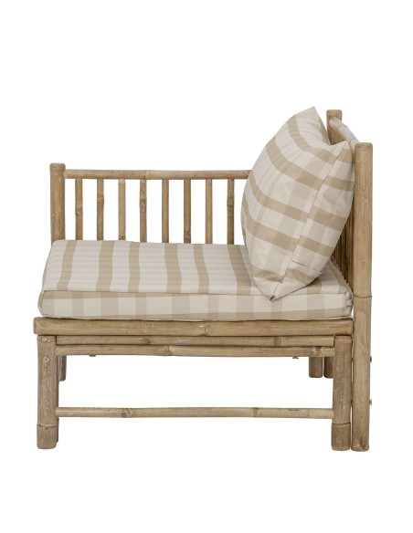 Sofá Modular KORFU III, Bambú / Textil Natural - Bloomingville. Vackart