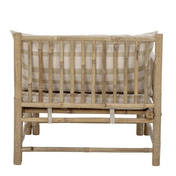 Sofá Modular KORFU III, Bambú / Textil Natural - Bloomingville. Vackart Sofá Modular KORFU III, Bambú / Textil Natural - Bloomingville. Vackart