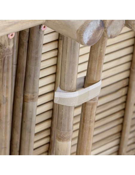 Sofá Modular KORFU III, Bambú / Textil Natural - Bloomingville. Vackart