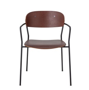 Silla PITER, Contrachapado Marrón / Metal - Bloomingville. Las exclusivas sillas de diseño nórdico de Bloomingville en Vackart, tu tienda de diseño online.