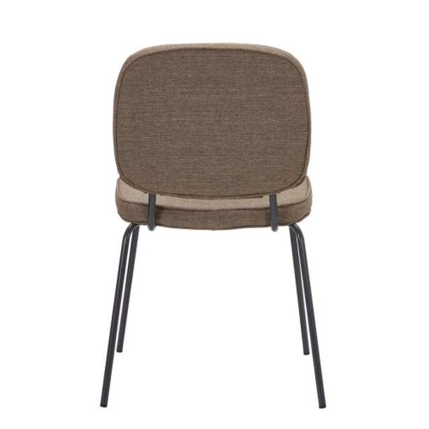 Silla CARMA, Textil Arena Oscuro / Metal - House Doctor