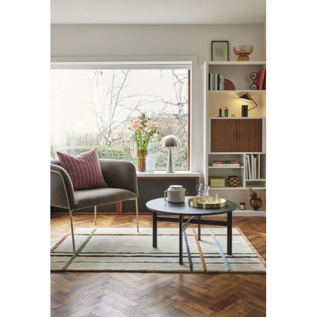 Mesa de Centro FJORD, Fresno Negro - Hübsch. Vackart