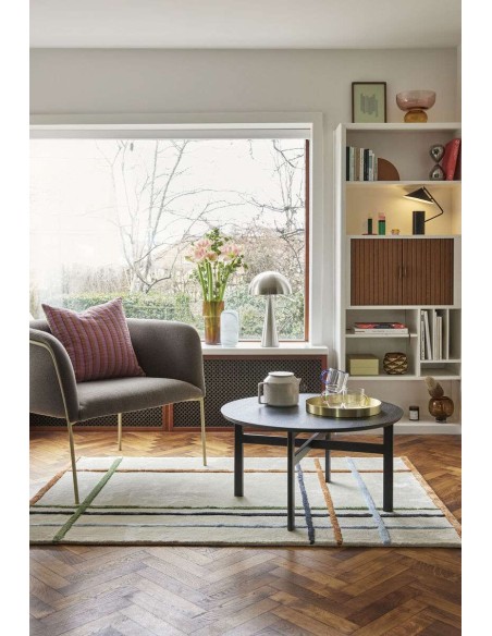 Mesa de Centro FJORD, Fresno Negro - Hübsch. Vackart