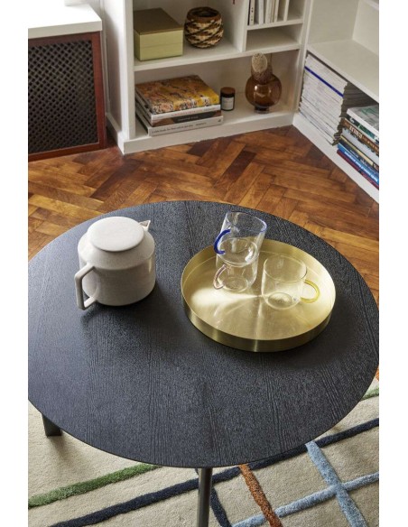 Mesa de Centro FJORD, Fresno Negro - Hübsch. Vackart