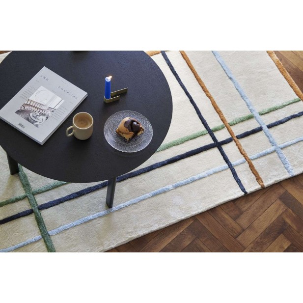 Mesa de Centro FJORD, Fresno Negro - Hübsch. Vackart