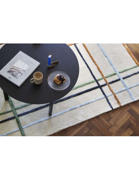 Mesa de Centro FJORD, Fresno Negro - Hübsch. Vackart