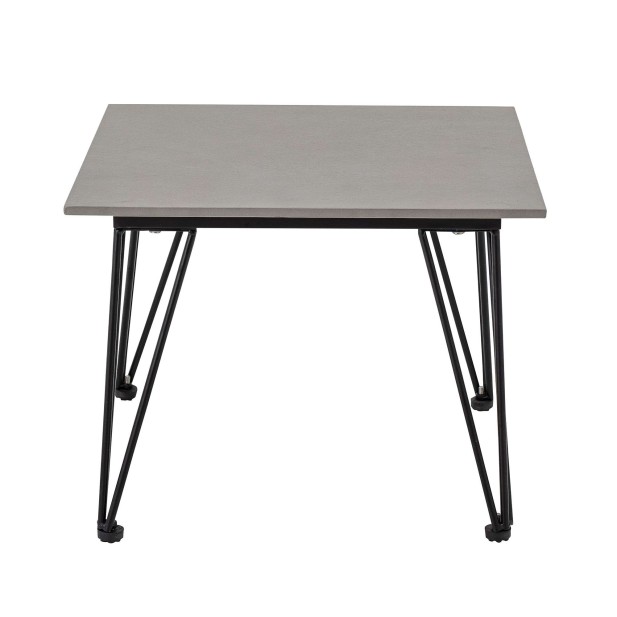 Mesa Auxiliar MUNDO, Metal / Cemento Gris - Bloomingville. Vackart