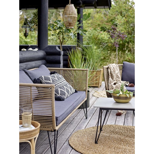 Mesa Auxiliar MUNDO, Metal / Cemento Gris - Bloomingville. Vackart Mesa Auxiliar MUNDO, Metal / Cemento Gris - Bloomingville. Vackart