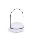 Lámpara de mesa Tea polietileno/metal negro - Kave Home