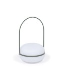 Lámpara de mesa Tea polietileno/metal verde - Kave Home