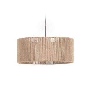 Pantalla lámpara de techo Crista de yute natural Ø 47 cm - Kave Home; Vackart. AA8745FN46. Los mejores muebles de diseño de la marca Kave Home