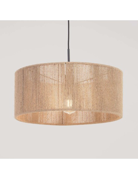 Pantalla lámpara de techo Crista de yute natural Ø 47 cm - Kave Home