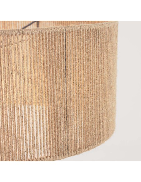 Pantalla lámpara de techo Crista de yute natural Ø 47 cm - Kave Home