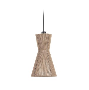 Pantalla lámpara de techo Crista de yute natural Ø 24,5 cm - Kave Home; Vackart. AA8748FN46. Los mejores muebles de diseño de la marca Kave Home