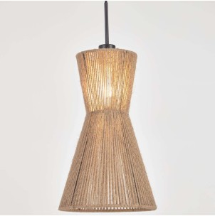 Pantalla lámpara de techo Crista de yute natural Ø 24,5 cm - Kave Home 2