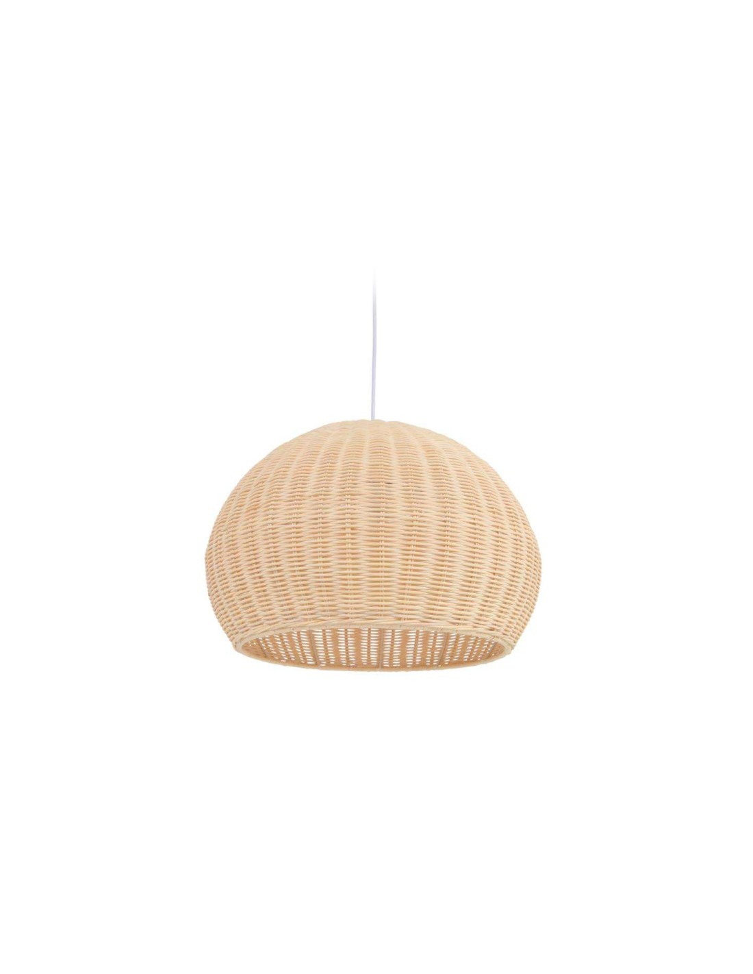 Racional duda bandeja Pantalla lámpara de techo Deyarina de ratán con acabado natural Ø 45 cm -  Kave Home; Vackart. AA8786FN46