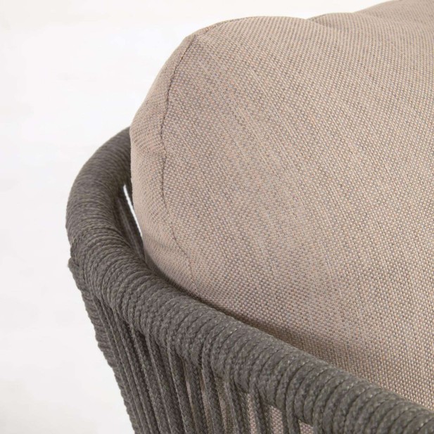 Sofá Catalina 3 plazas cuerda verde/acacia 170 cm FSC - Kave Home