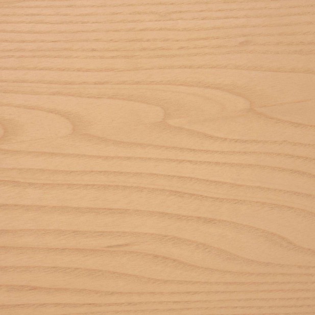 Mesita de noche Anielle de madera maciza y chapa de fresno 50 x 58,4 cm - Kave Home