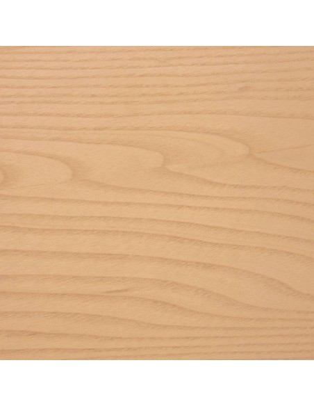 Mesita de noche Anielle de madera maciza y chapa de fresno 50 x 58,4 cm - Kave Home