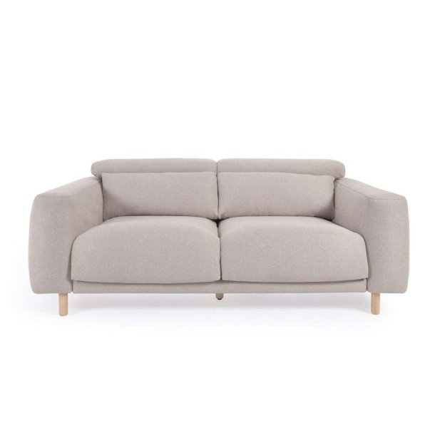 Sofá Singa 3 plazas beige 215 cm - Kave Home