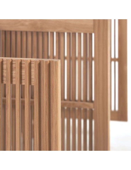 Aparador Beyla de madera maciza y chapa de roble 180 x 71,5 cm FSC 100 % - Kave Home