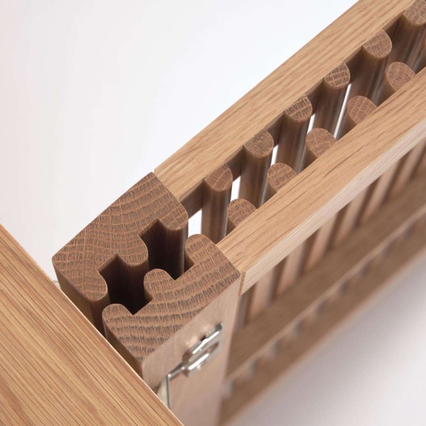 Aparador Beyla de madera maciza y chapa de roble 180 x 71,5 cm FSC 100 % - Kave Home Aparador Beyla de madera maciza y chapa de roble 180 x 71,5 cm FSC 100 % - Kave Home