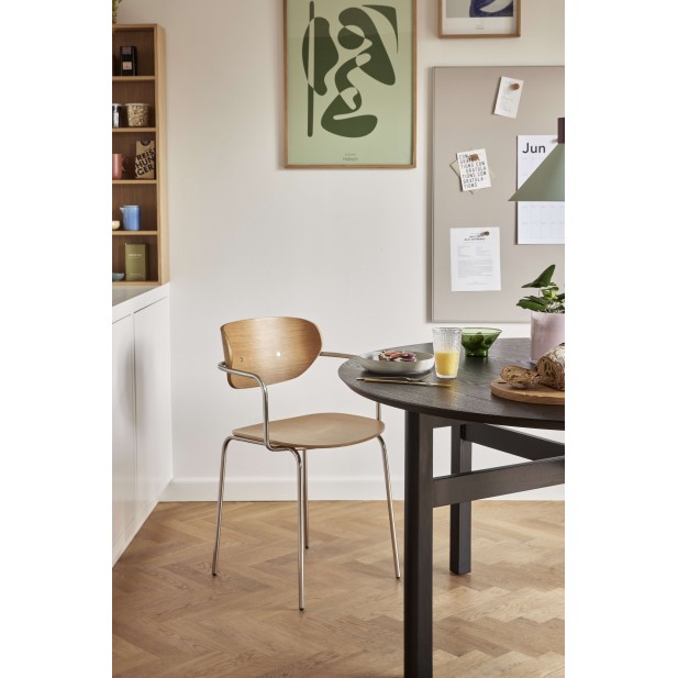 Mesa FJORD Ø140 cm, Madera Negra - Hübsch. Vackart Mesa FJORD Ø140 cm, Madera Negra - Hübsch. Vackart