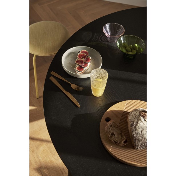 Mesa FJORD Ø140 cm, Madera Negra - Hübsch. Vackart Mesa FJORD Ø140 cm, Madera Negra - Hübsch. Vackart