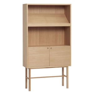 Aparador ARCHIVE, Roble / Chapa Roble Natural - Hübsch. Los originales y exclusivos muebles de diseño escandinavo de Hübsch en Vackart, tu tienda de diseño online.