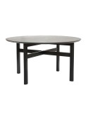 Mesa FJORD Ø140 cm, Madera Negra - Hübsch