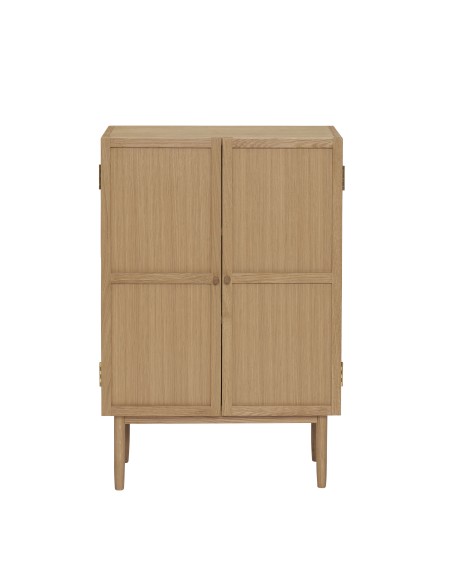 Aparador CANDOUR, Roble / Chapa Roble Natural - Hübsch. Vackart