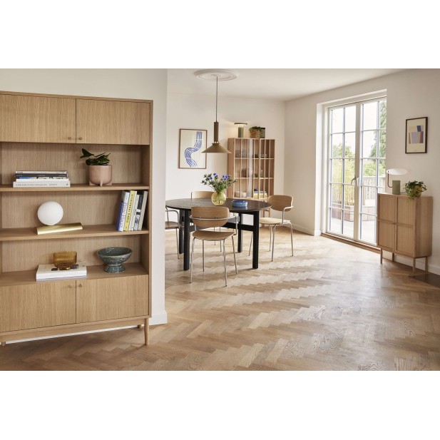 Aparador CANDOUR, Roble / Chapa Roble Natural - Hübsch. Vackart