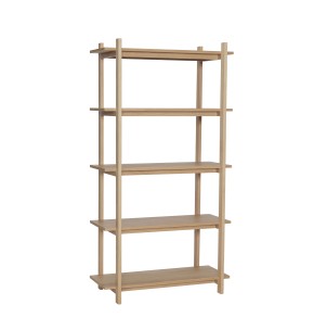 Estantería EPOCH, Roble / Chapa Roble Natural - Hübsch. Vackart