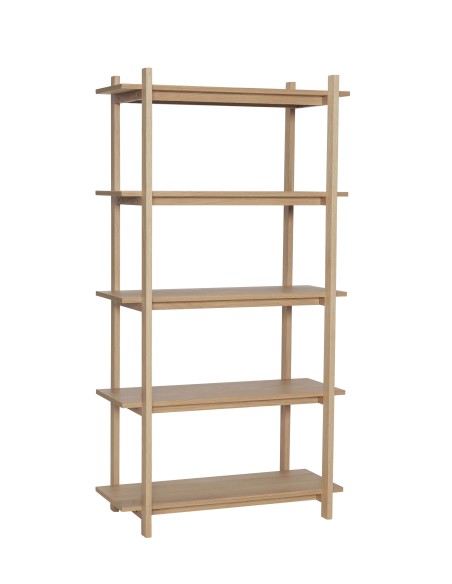 Estantería EPOCH, Roble / Chapa Roble Natural - Hübsch. Vackart