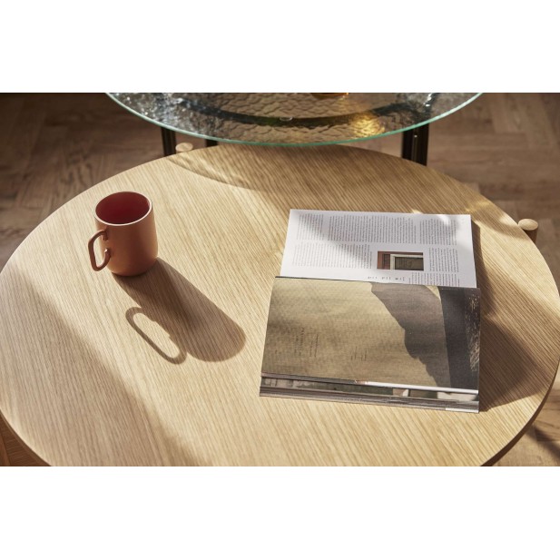 Mesa de Centro HERITAGE, Roble / Chapa Roble Natural - Hübsch. Vackart Mesa de Centro HERITAGE, Roble / Chapa Roble Natural - Hübsch. Vackart