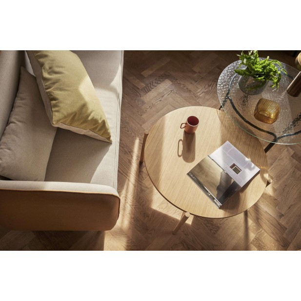 Mesa de Centro HERITAGE, Roble / Chapa Roble Natural - Hübsch. Vackart Mesa de Centro HERITAGE, Roble / Chapa Roble Natural - Hübsch. Vackart