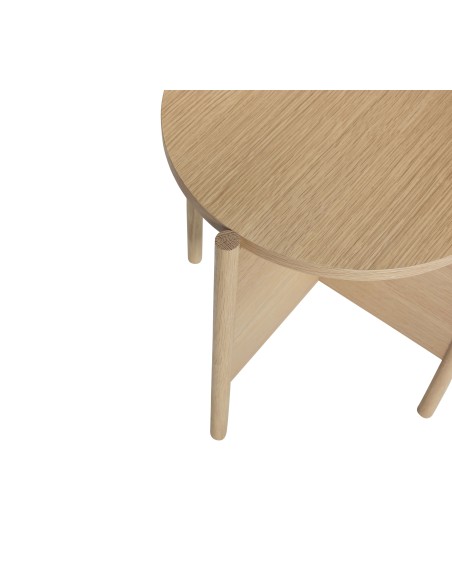 Mesa Auxiliar HERITAGE, Roble / Chapa Roble Natural - Hübsch. Vackart