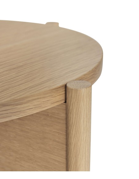 Mesa Auxiliar HERITAGE, Roble / Chapa Roble Natural - Hübsch. Vackart