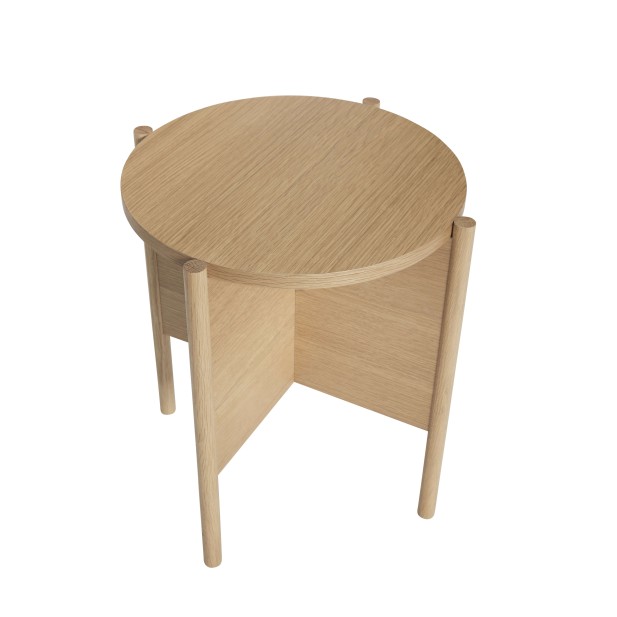 Mesa Auxiliar HERITAGE, Roble / Chapa Roble Natural - Hübsch. Vackart