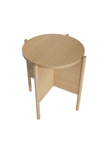 Mesa Auxiliar HERITAGE, Roble / Chapa Roble Natural - Hübsch. Vackart