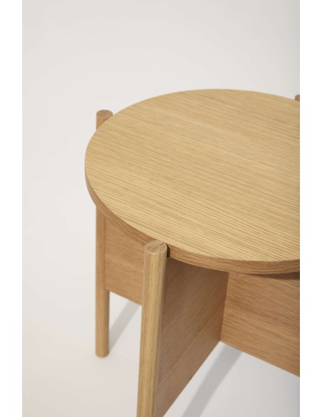 Mesa Auxiliar HERITAGE, Roble / Chapa Roble Natural - Hübsch. Vackart