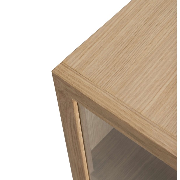 Vitrina KAISER, Roble Natural / Cristal - Hübsch. Vackart