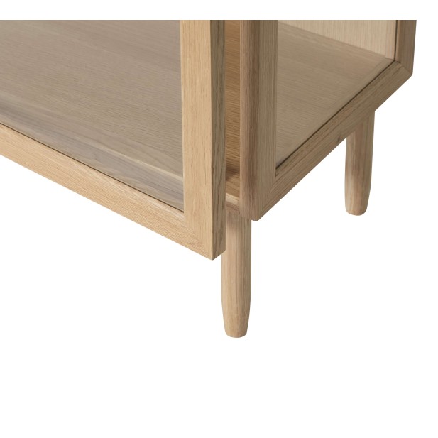 Vitrina KAISER, Roble Natural / Cristal - Hübsch. Vackart