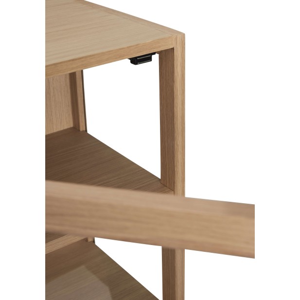 Vitrina KAISER, Roble Natural / Cristal - Hübsch. Vackart