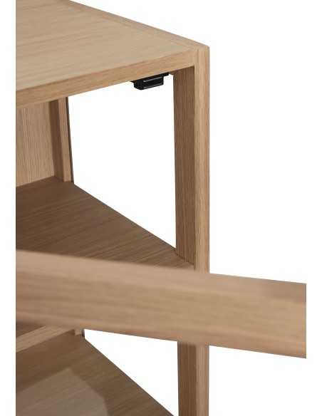 Vitrina KAISER, Roble Natural / Cristal - Hübsch. Vackart